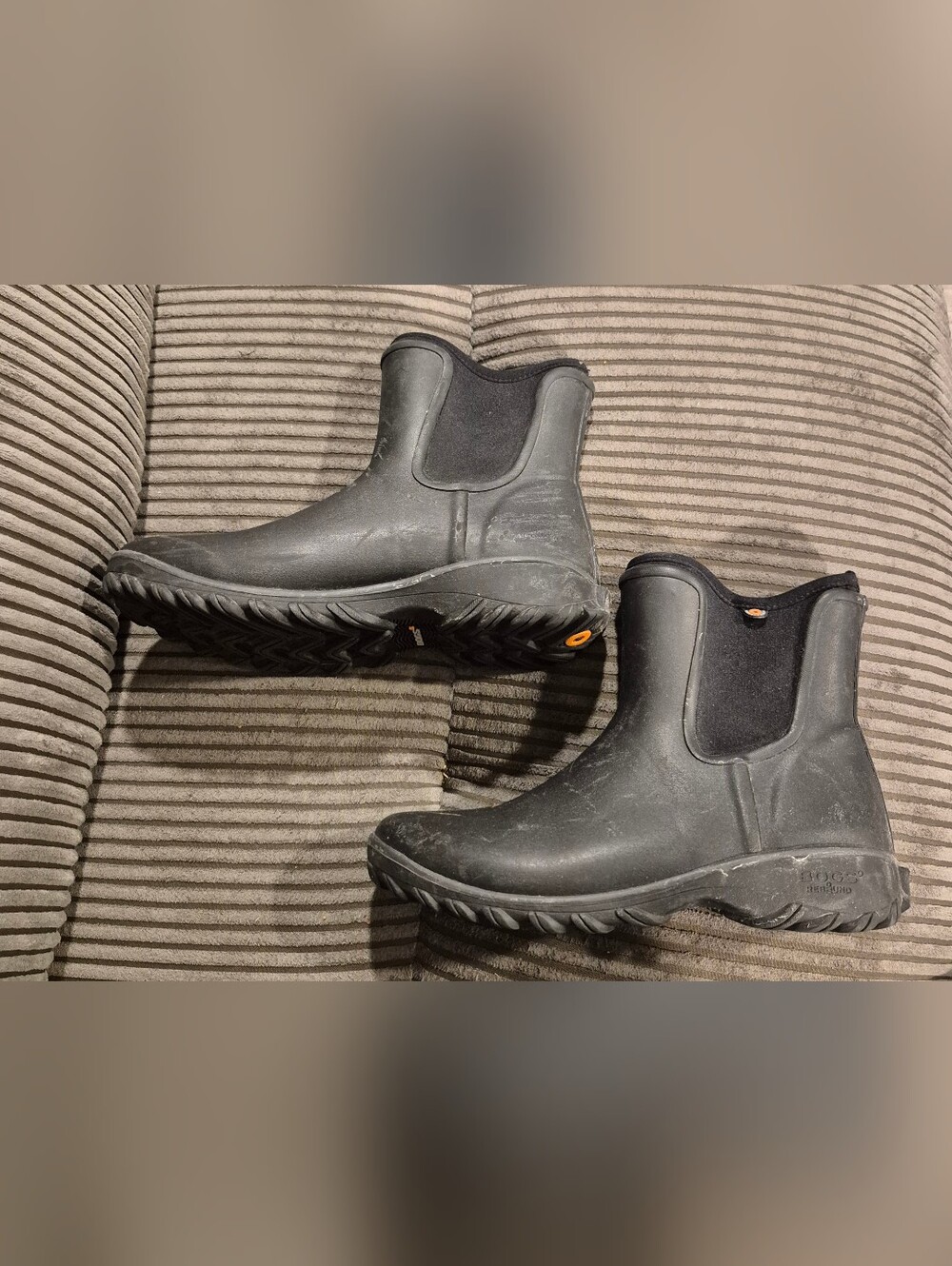 BOGS Sauvie Women's Waterproof Black Boots Size 7 - Picture 6 of 11